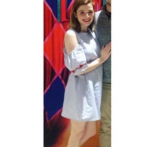 Francesca’s Women’s Embroidered Mini Dress Small